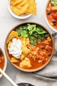 30 Minute Chicken Taco Soup