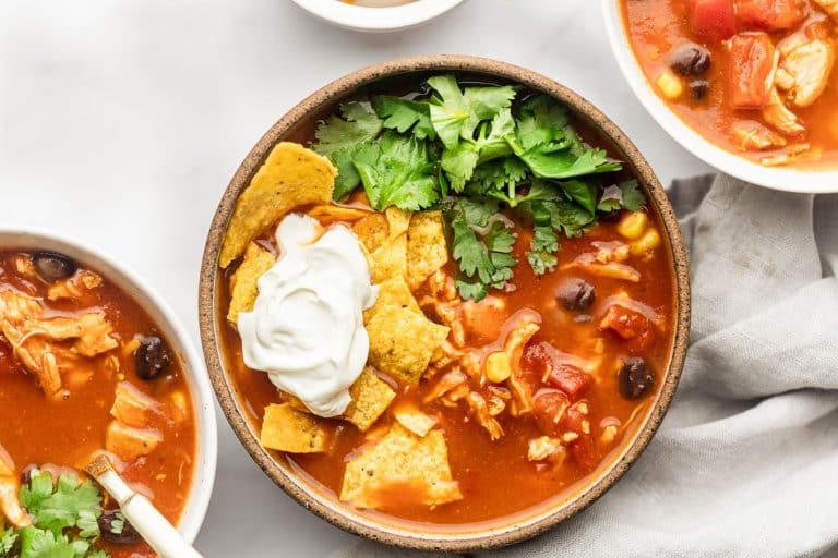 30 Minute Chicken Taco Soup - The Whole Cook