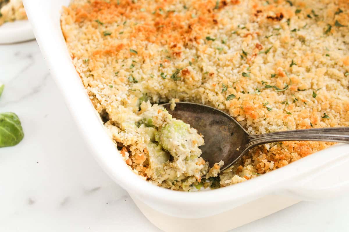 Dairy Free Brussels Sprouts Gratin The Whole Cook