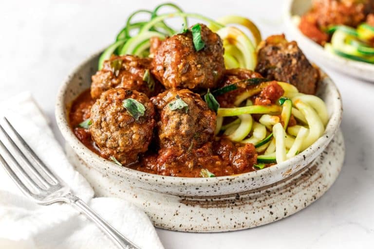 Meatballs in Marinara Sauce - The Whole Cook