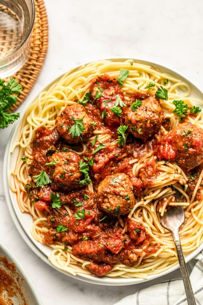 Slow Cooker Turkey Meatballs in Marinara - The Whole Cook