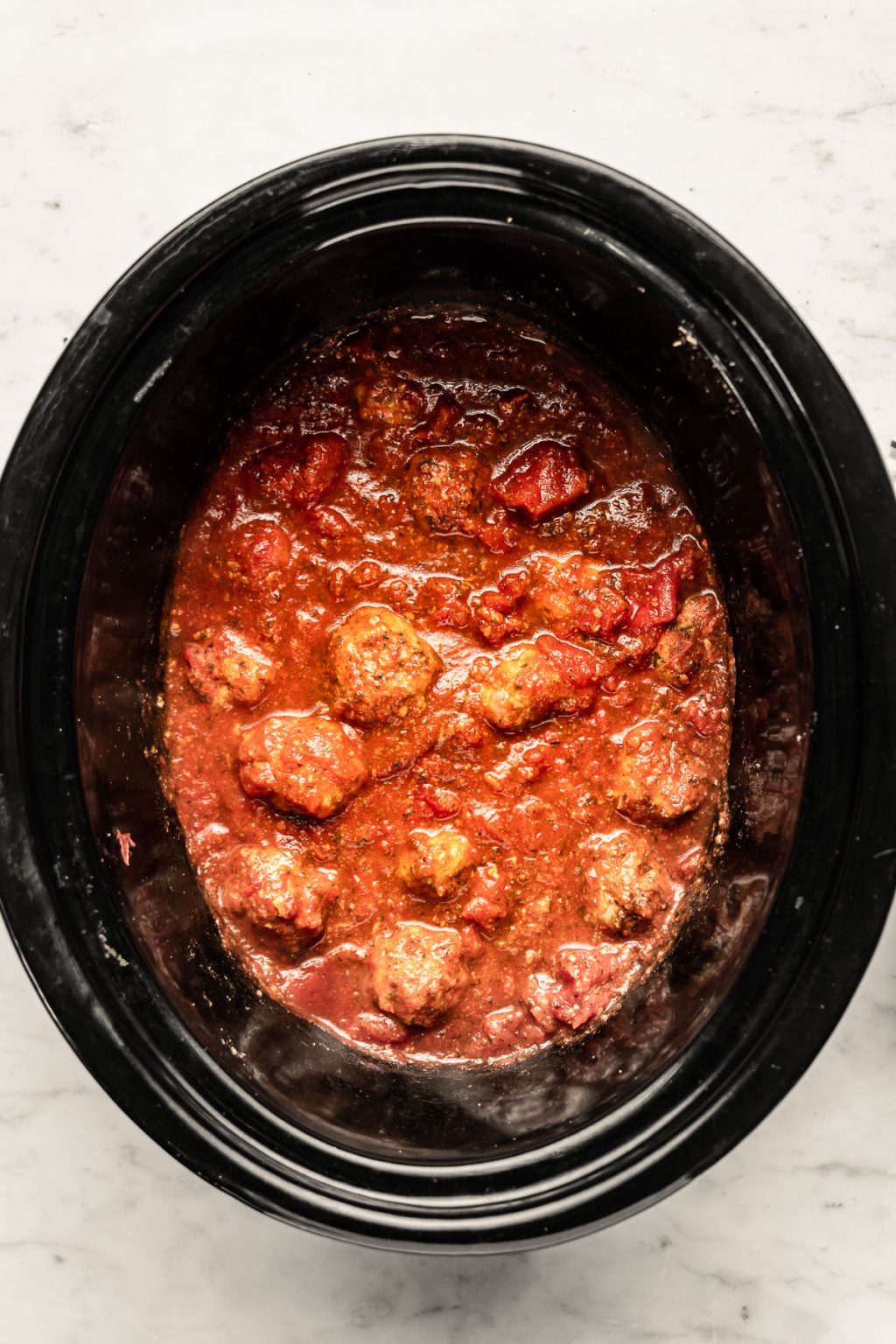 Slow Cooker Turkey Meatballs in Marinara The Whole Cook