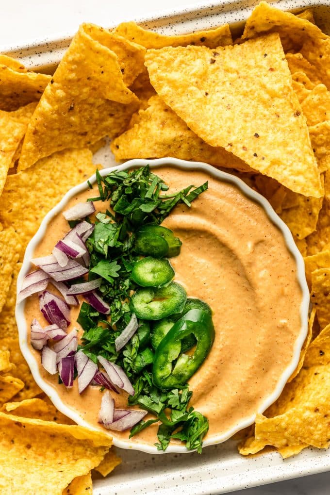 Dairy Free Cashew Queso - 5 Minutes!