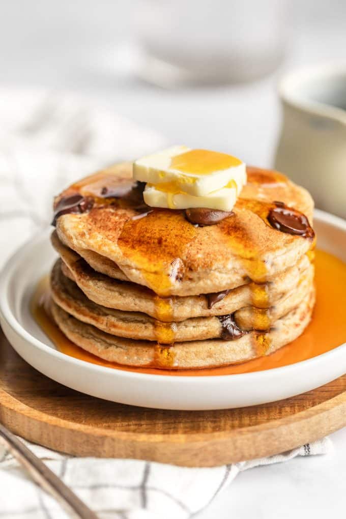 Healthy Banana Oat Pancakes The Whole Cook