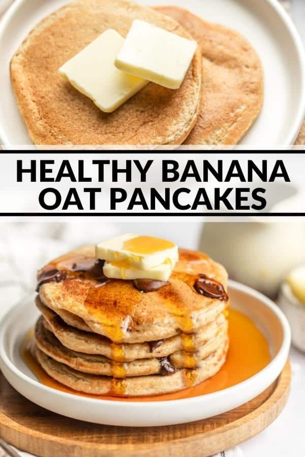 Healthy Banana Oat Pancakes - The Whole Cook