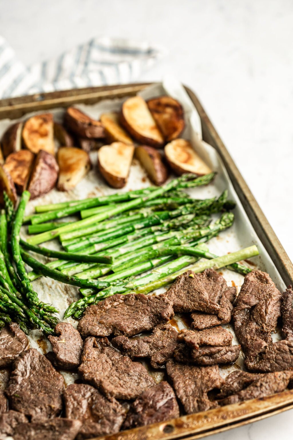 Easy Sheet Pan Steak Dinner The Whole Cook