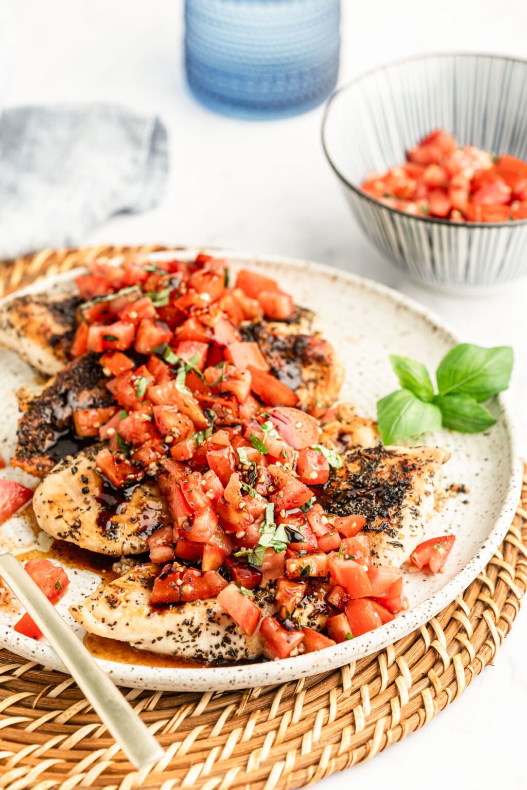 Healthy Bruschetta Chicken - The Whole Cook