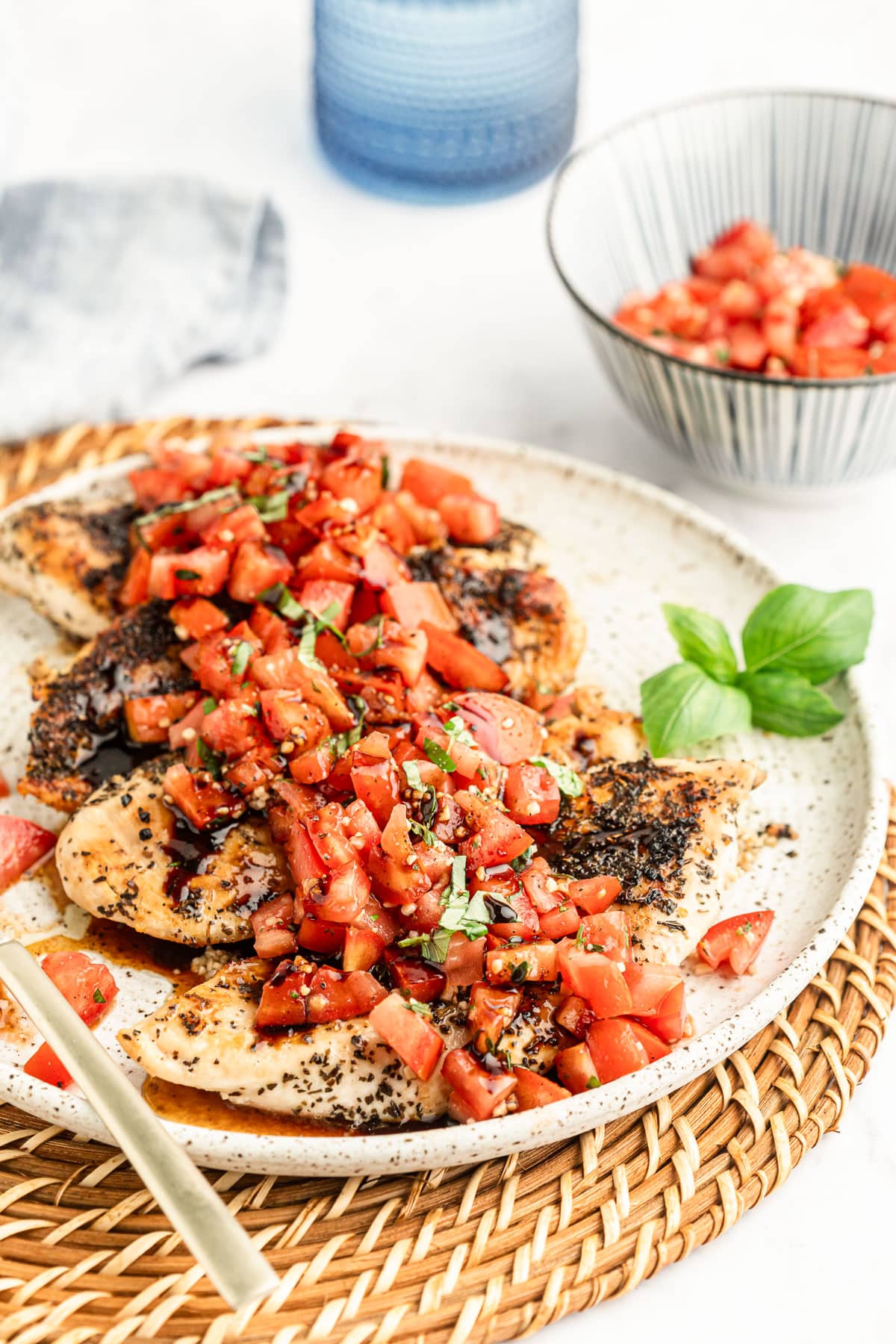 Healthy Bruschetta Chicken - The Whole Cook