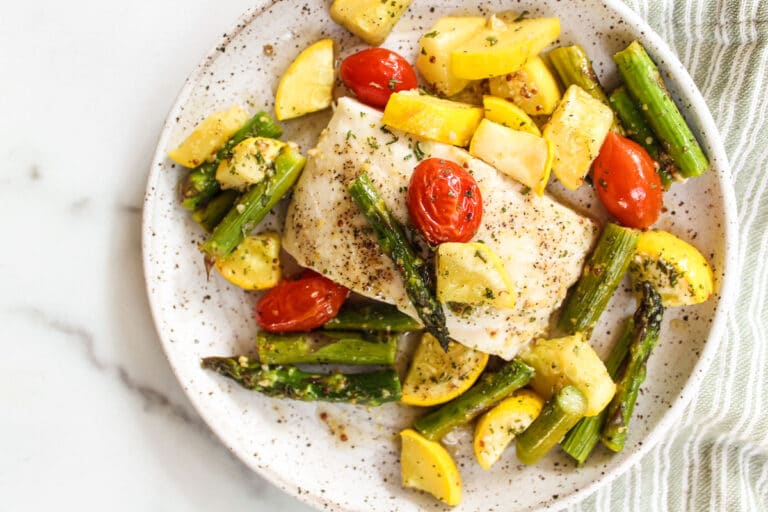 Easy Baked Halibut with Vegetables - The Whole Cook