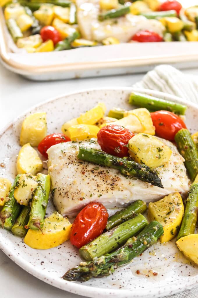 Easy Baked Halibut with Vegetables The Whole Cook