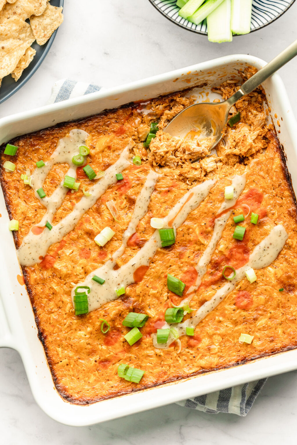 Dairy Free Buffalo Ranch Chicken Dip The Whole Cook