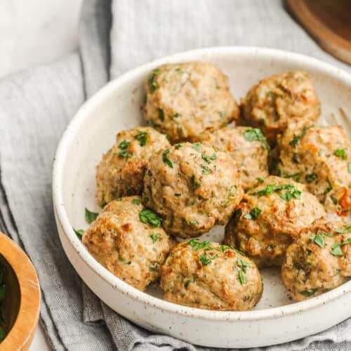 Air Fryer Turkey Meatballs + Meal Prep - Recipes From A Pantry