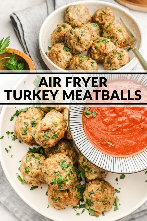 Air Fryer Turkey Meatballs - The Whole Cook