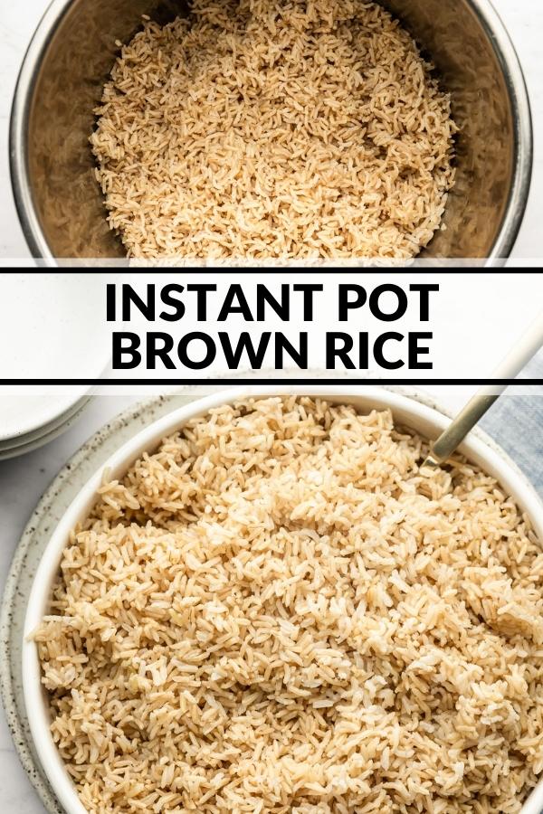 Instant Pot Brown Rice The Whole Cook