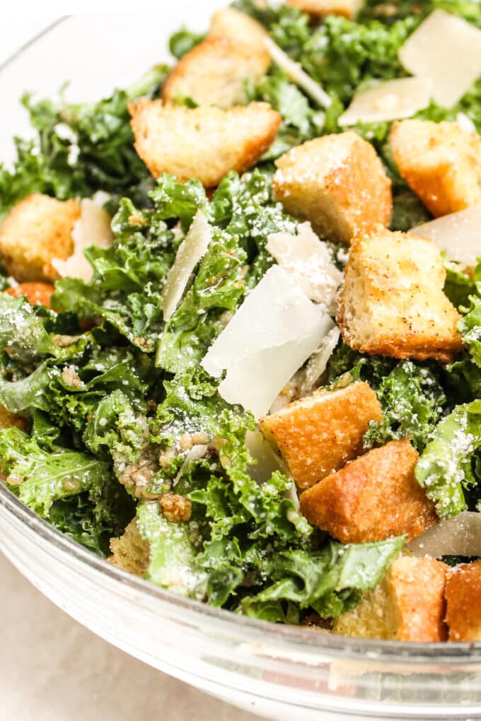 Parmesan Kale Salad The Whole Cook