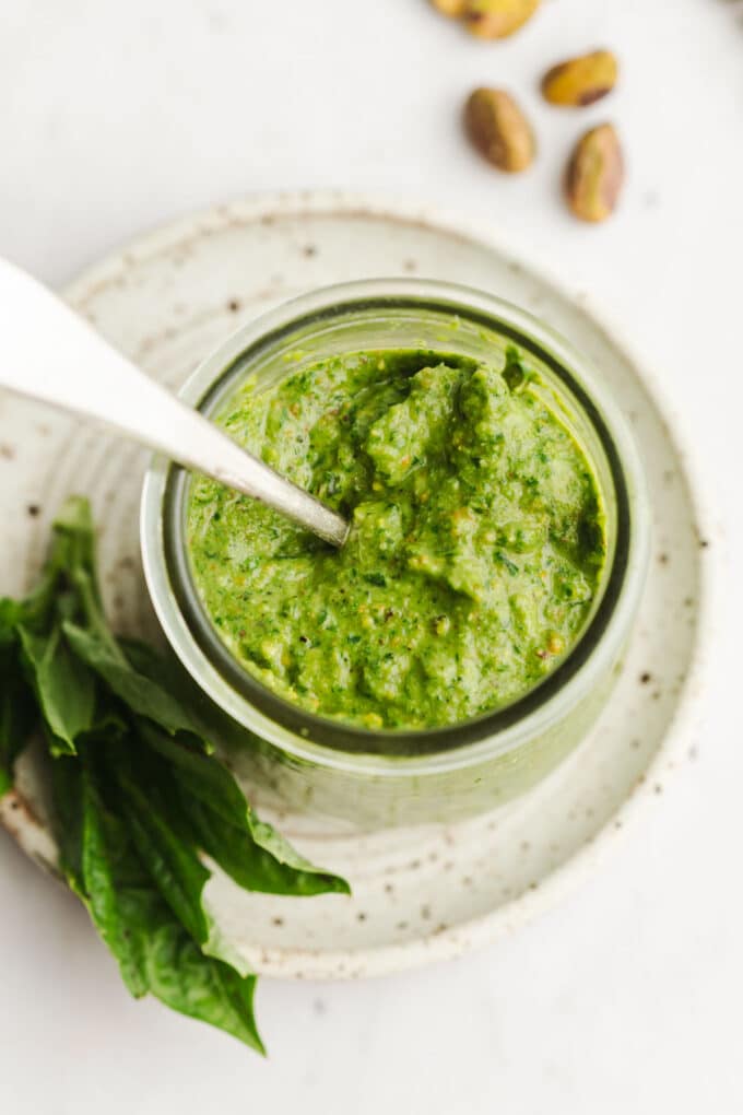 Dairy Free Pistachio Lemon Pesto The Whole Cook