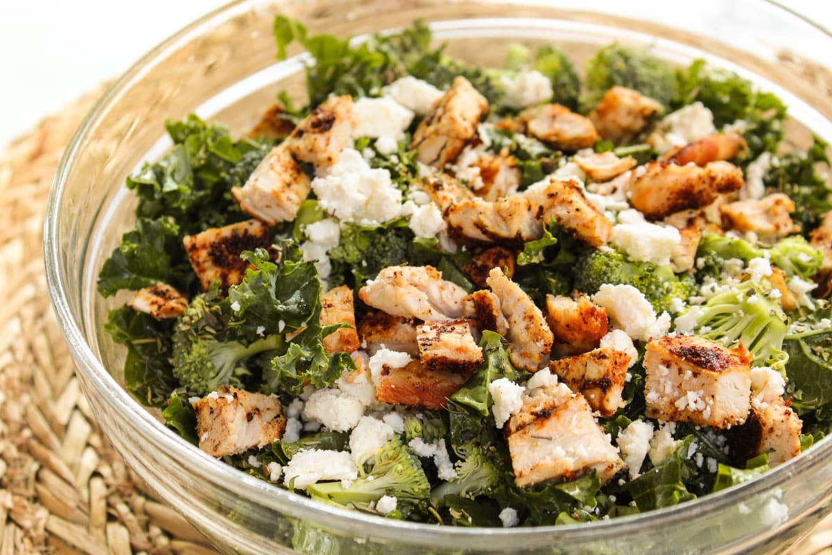 The Big Chicken And Kale Salad The Whole Cook 