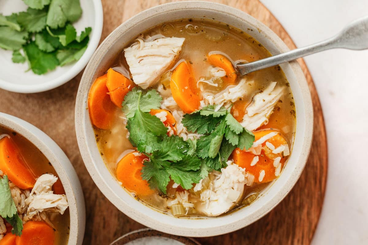 Chicken and Rice Soup - The Whole Cook