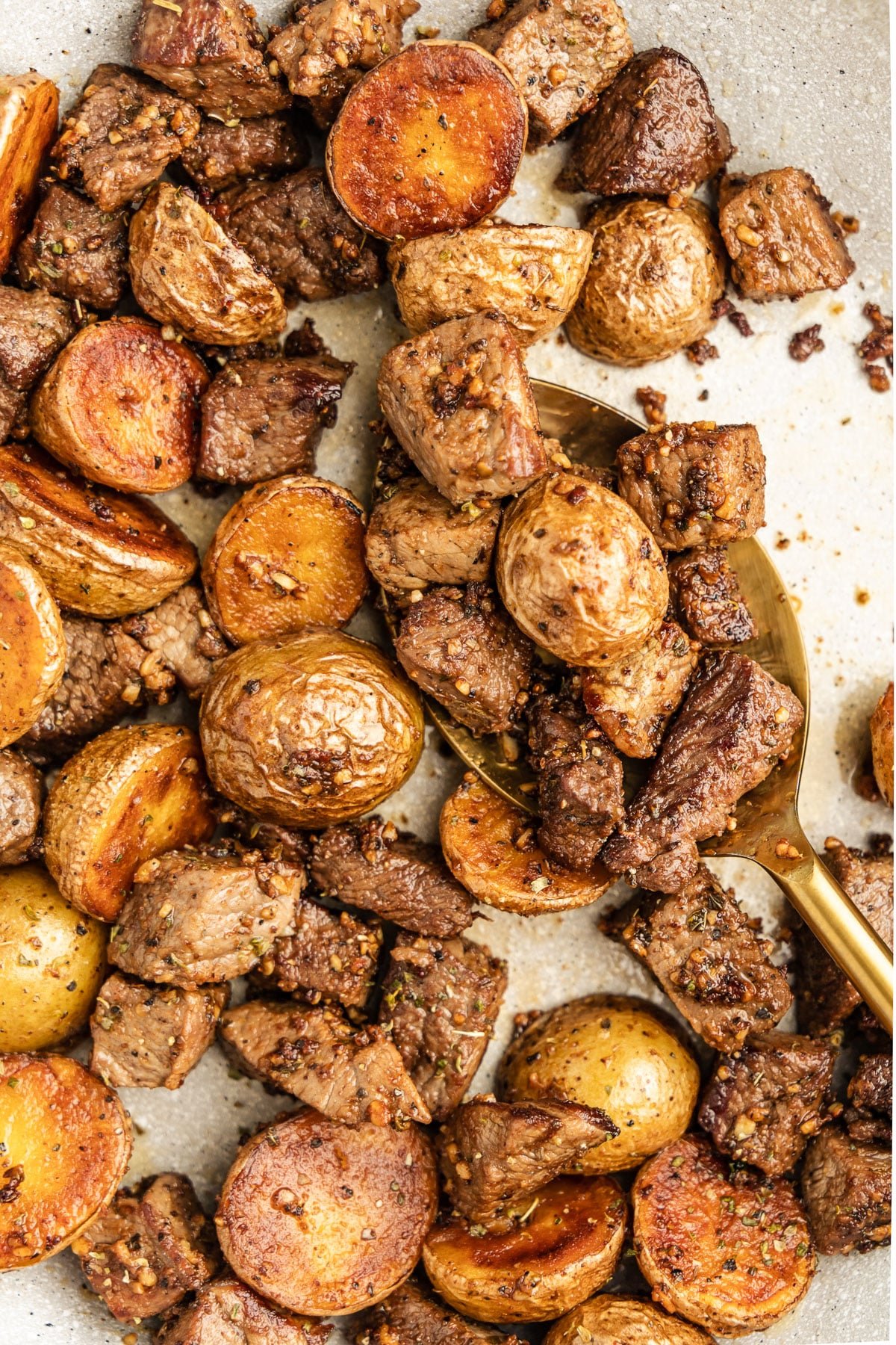 Crockpot Steak and Potatoes - Together as Family