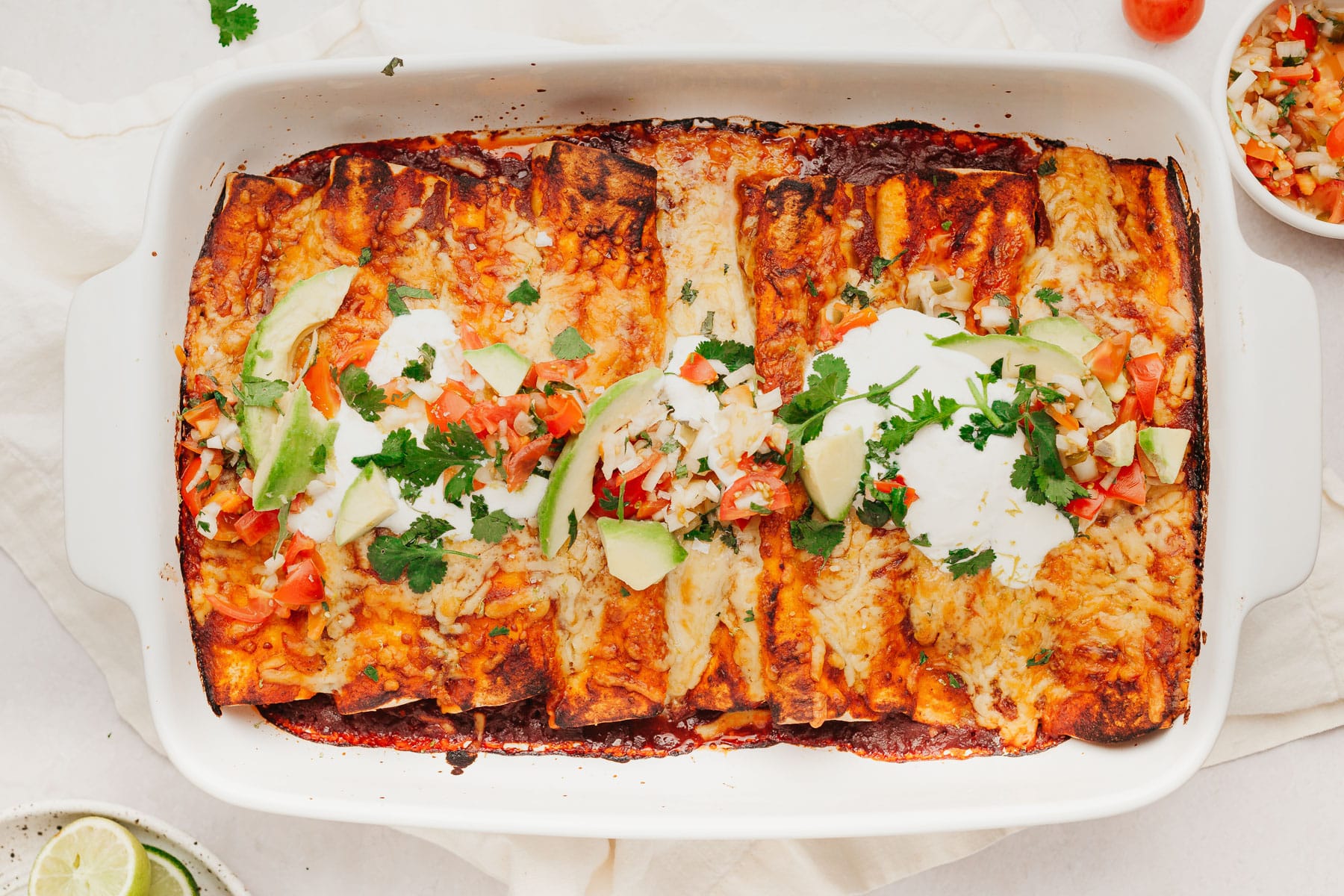 Easy Chicken Enchiladas The Whole Cook