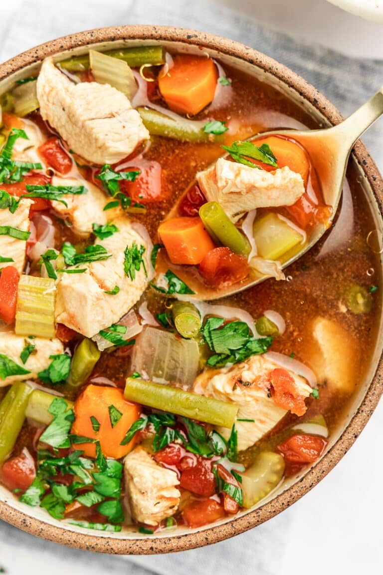 Instant Pot Chicken and Vegetable Soup - The Whole Cook