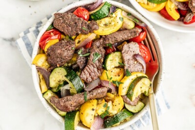 Steak with Roasted Veggies - The Whole Cook