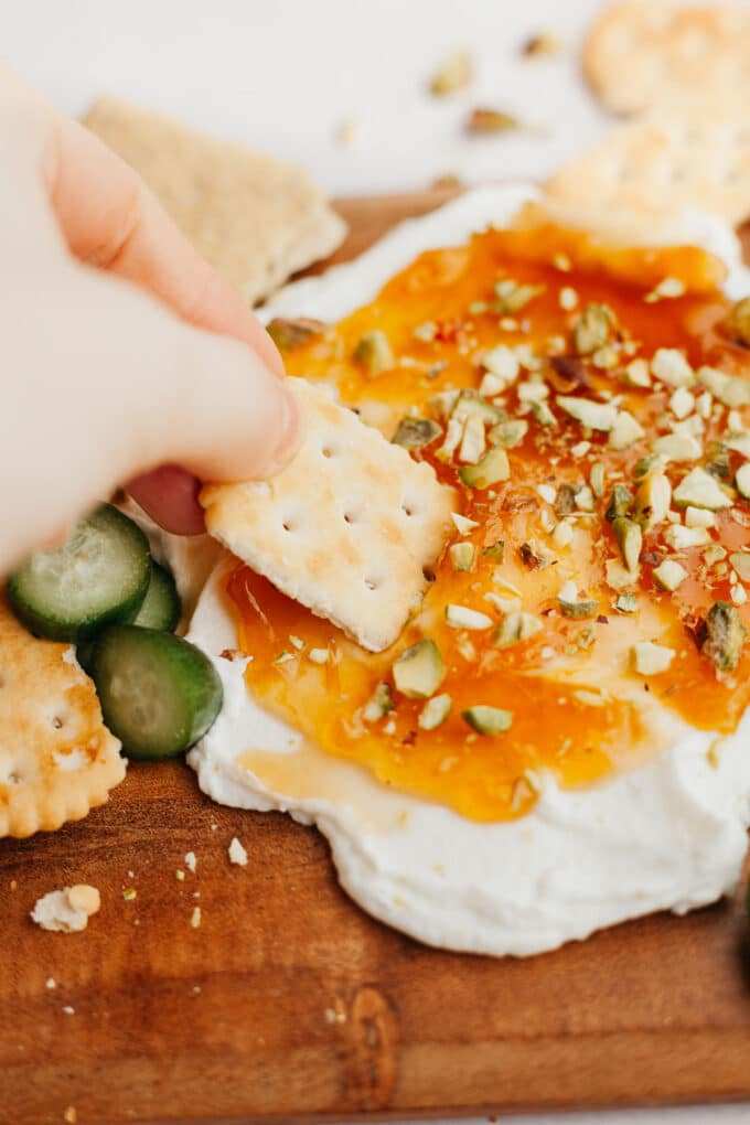 Apricot Goat Cheese Spread The Whole Cook