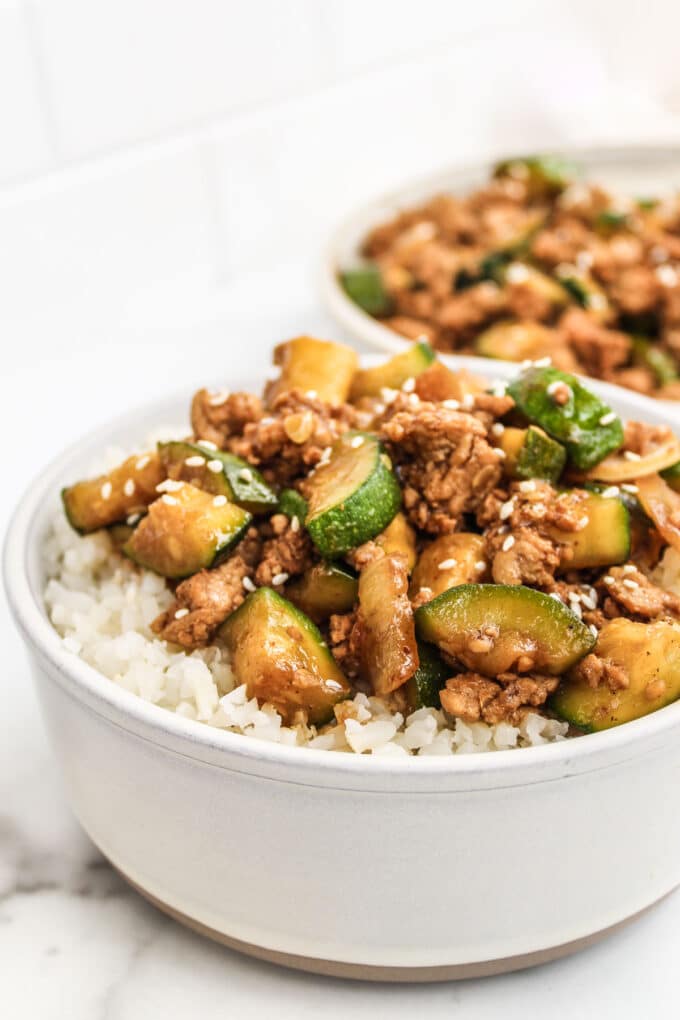 Ground Chicken and Zucchini Stir Fry The Whole Cook