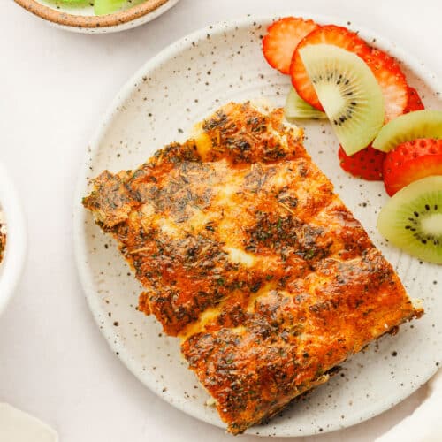 Low Carb Sausage Cheddar Breakfast Casserole - The Whole Cook