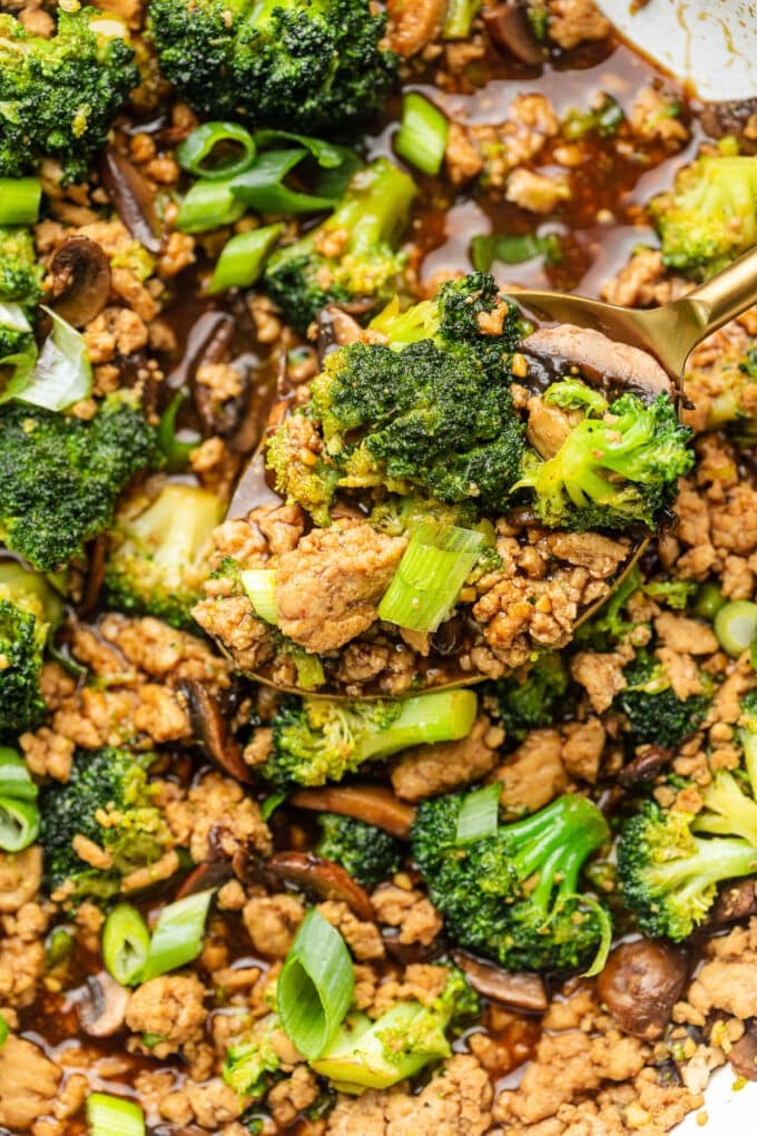 Healthy Ground Chicken and Broccoli Stir Fry The Whole Cook