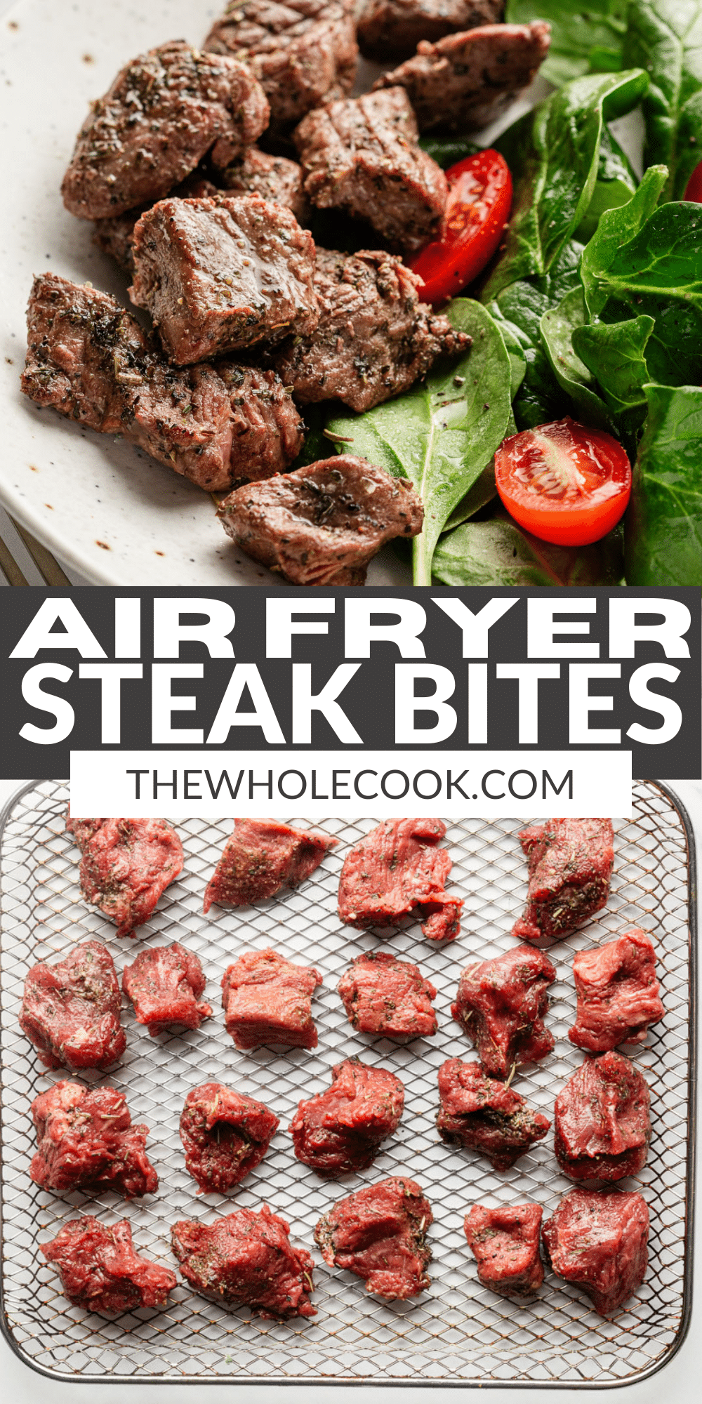 Easy Air Fryer Steak Bites - The Whole Cook