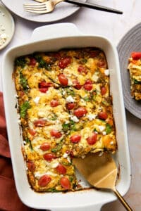 Low Carb Feta Breakfast Casserole