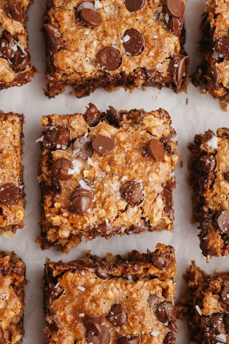 Healthy Chocolate Chip Oatmeal Bars The Whole Cook