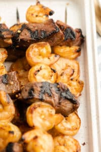 Grilled Steak and Shrimp Kabobs