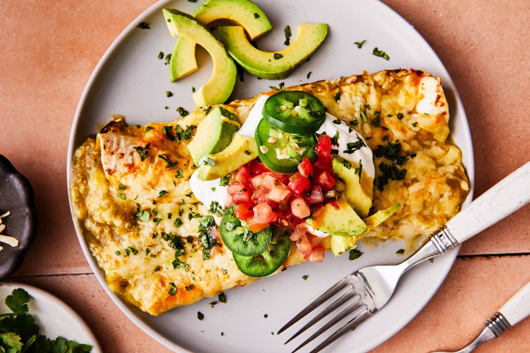 Easy Salsa Verde Chicken Enchiladas - The Whole Cook