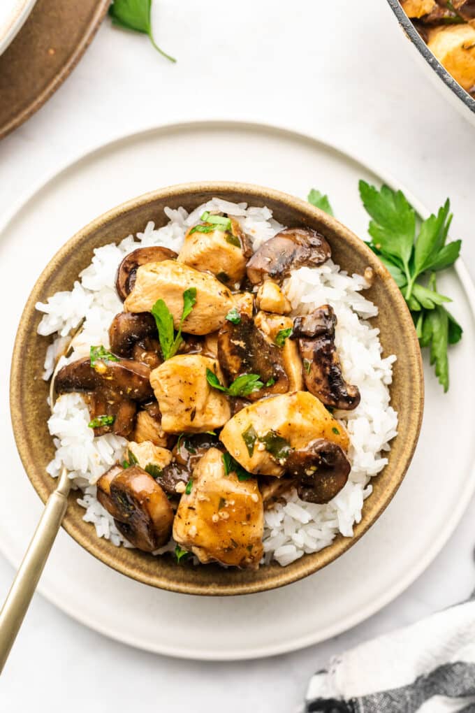 Chicken in Mushroom Gravy The Whole Cook