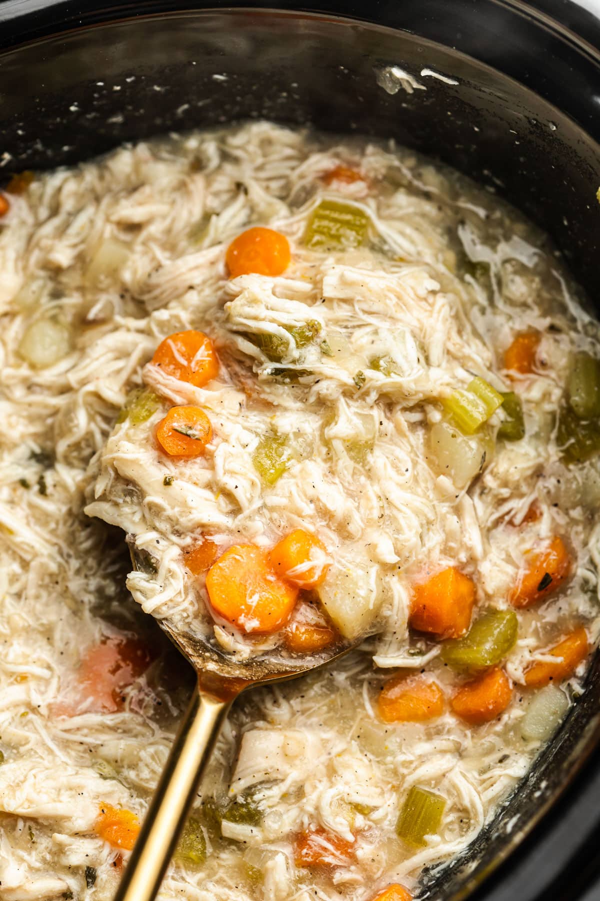 Healthy Slow Cooker Creamy Chicken Casserole Recipe • The Healthy Toast