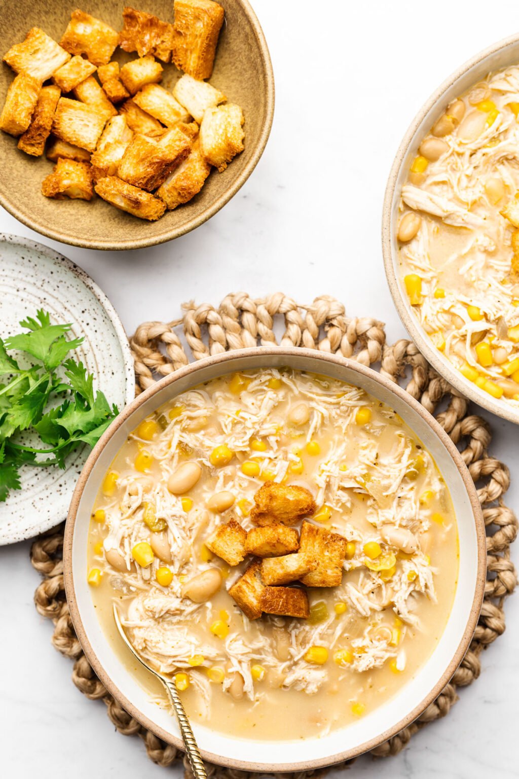 Slow Cooker White Chicken Chili - The Whole Cook