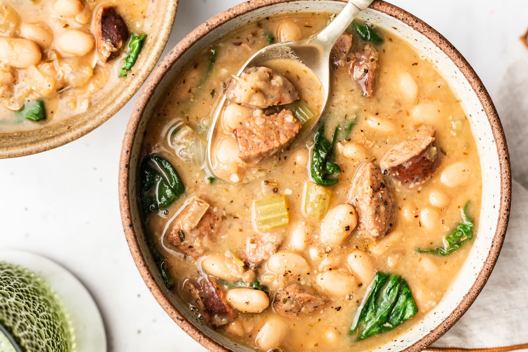 Easy Sausage and White Bean Soup