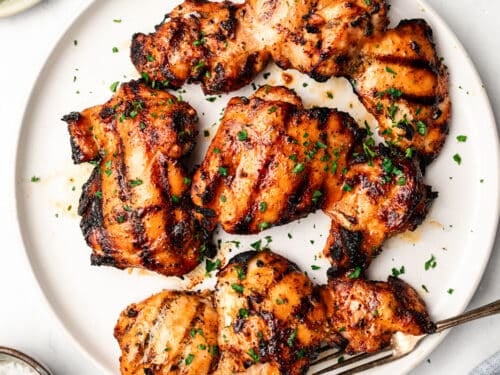 The Best Marinated Grilled Chicken Thighs