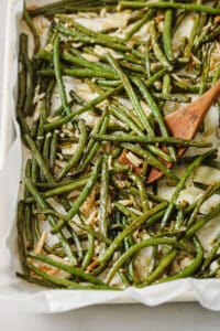 Roasted Green Beans with Almonds