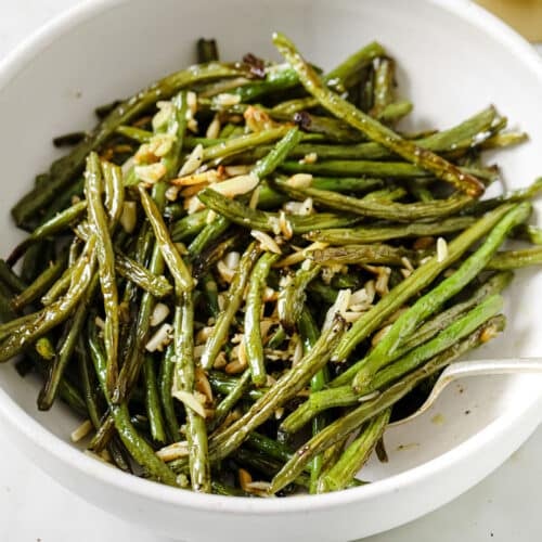 Roasted Green Beans with Almonds - The Whole Cook