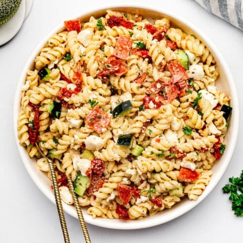 Make Ahead Italian Pasta Salad - The Whole Cook