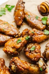 Baked Honey Garlic Chicken Wings
