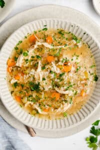 Easy Chicken and Rice Soup