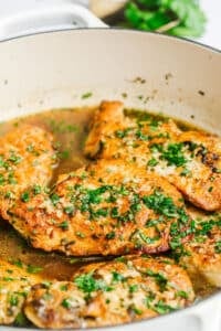 Quick Sautéed Garlic Chicken Cutlets