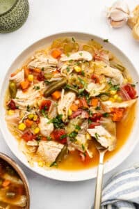 Healthy Homemade Chicken Vegetable Soup