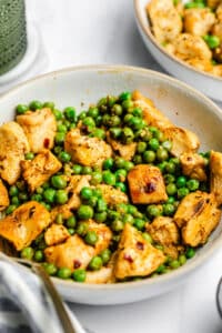 15-Minute Italian Chicken and Peas